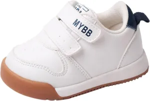 Baby High Top Shoes Infant Boys Girls First Walking Shoes Non-Slip Pu Leather Sneakers Crib Shoes Newborn Loafer Flats