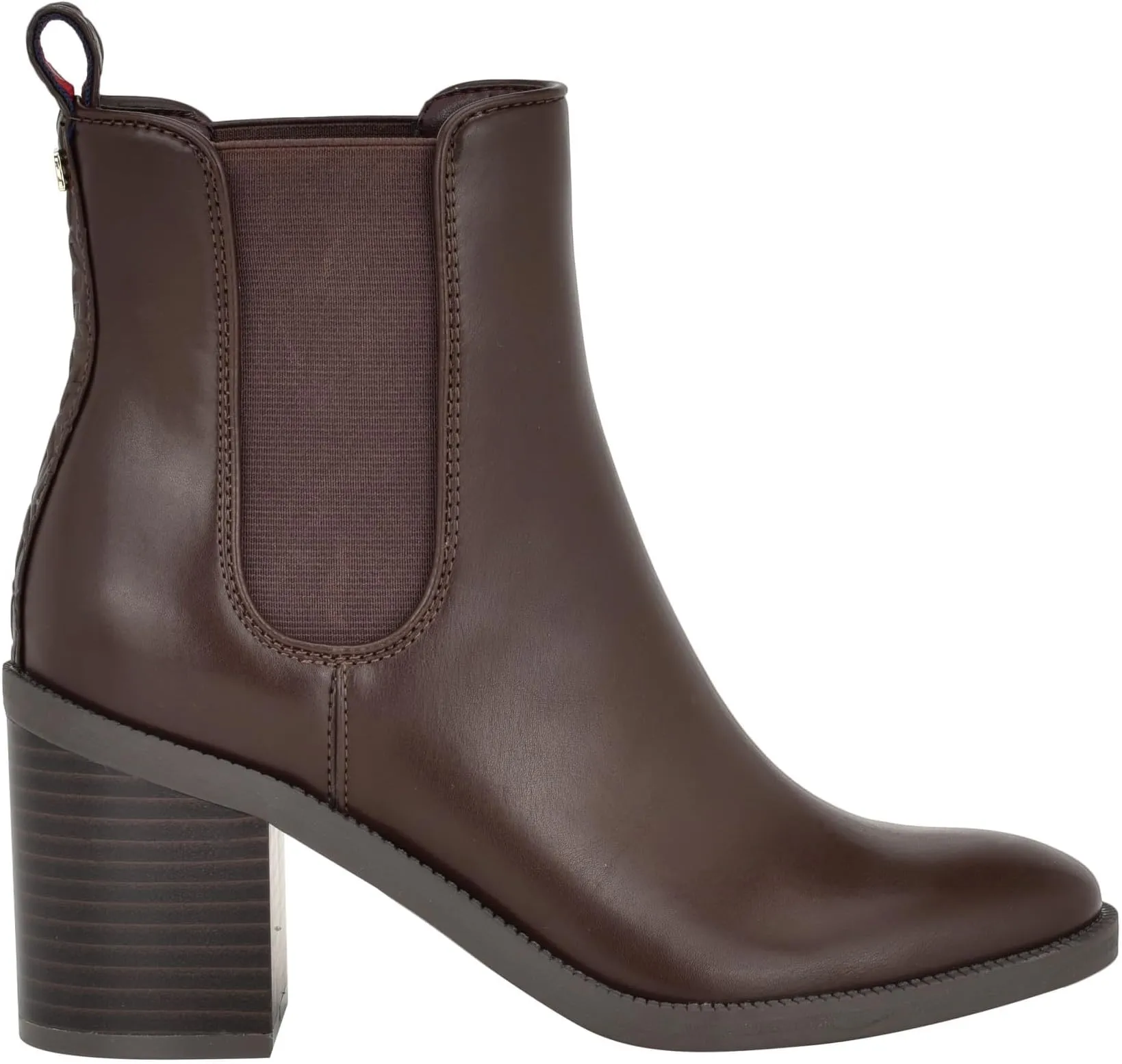 Brae Tommy Hilfiger Chelsea Boots, Dark Brown