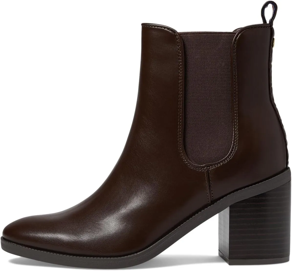 Brae Tommy Hilfiger Chelsea Boots, Dark Brown