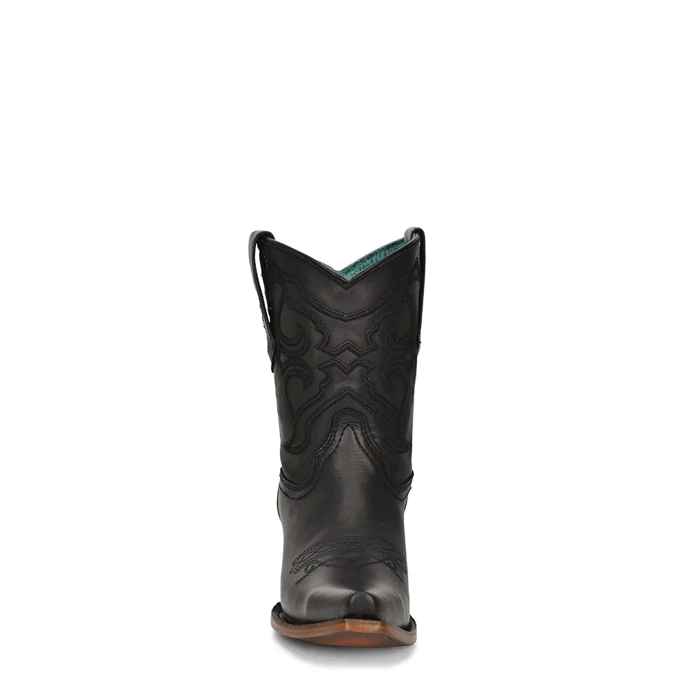 Callie Black Corral Booties