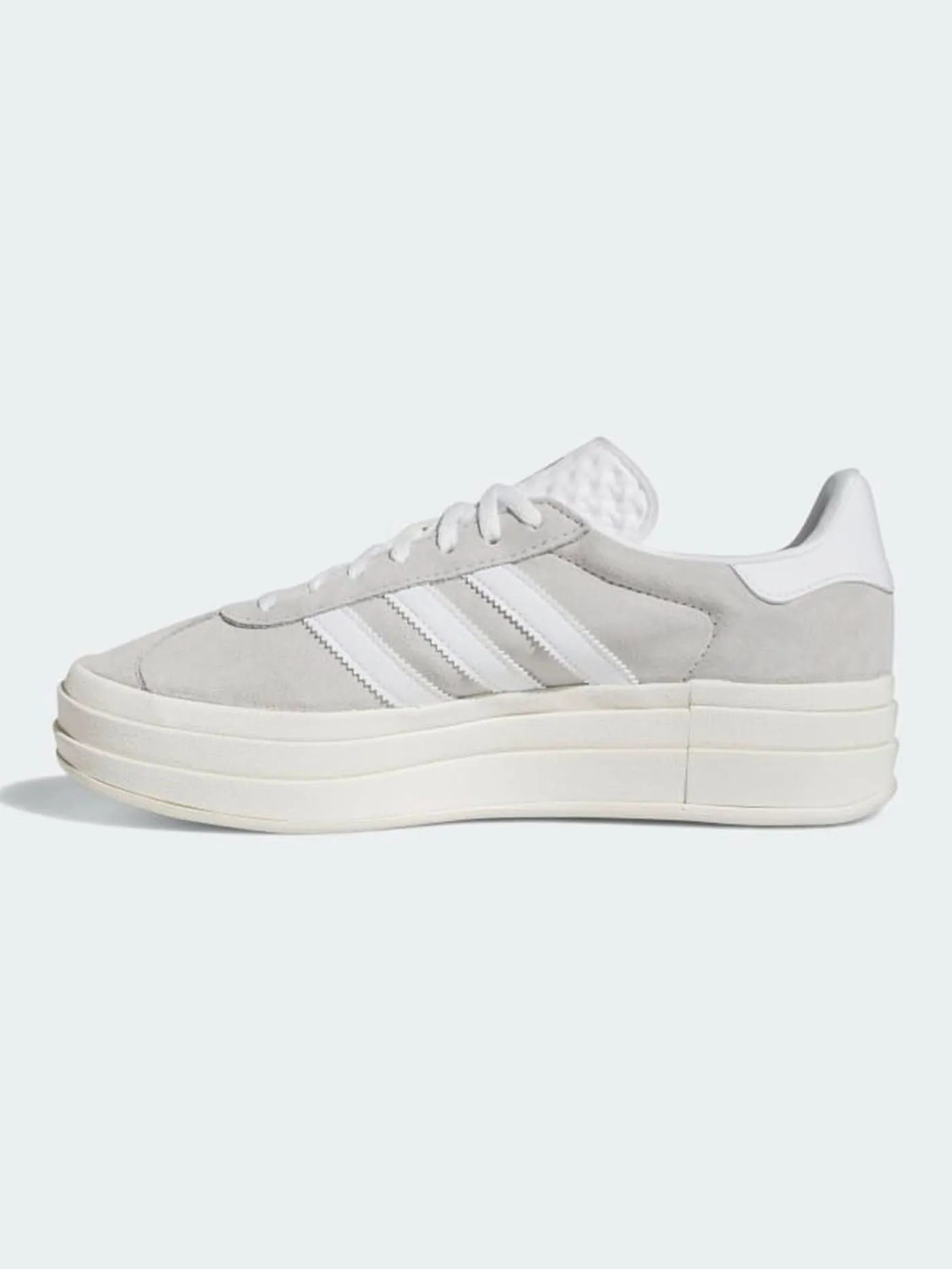 Gazelle Bold Grey Two/White/Core White Shoes