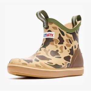 Kid's XTRATUF Duck Camo Ankle Deck Boot XKABDCMY