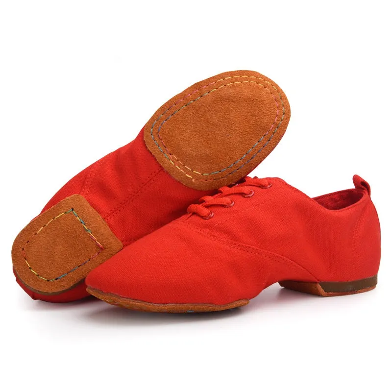 Low Heel Soft Canvas Ballroom Dance Shoes