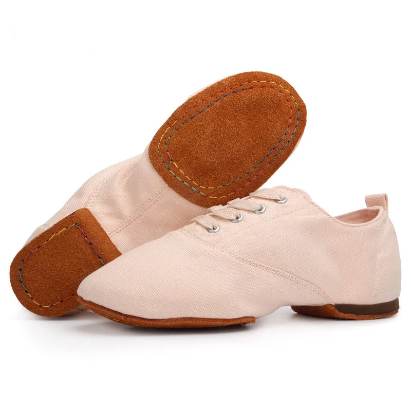 Low Heel Soft Canvas Ballroom Dance Shoes