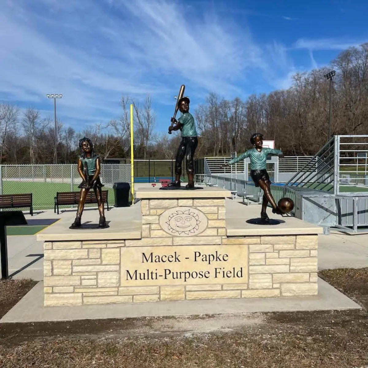 Slugger, Baseball Statue