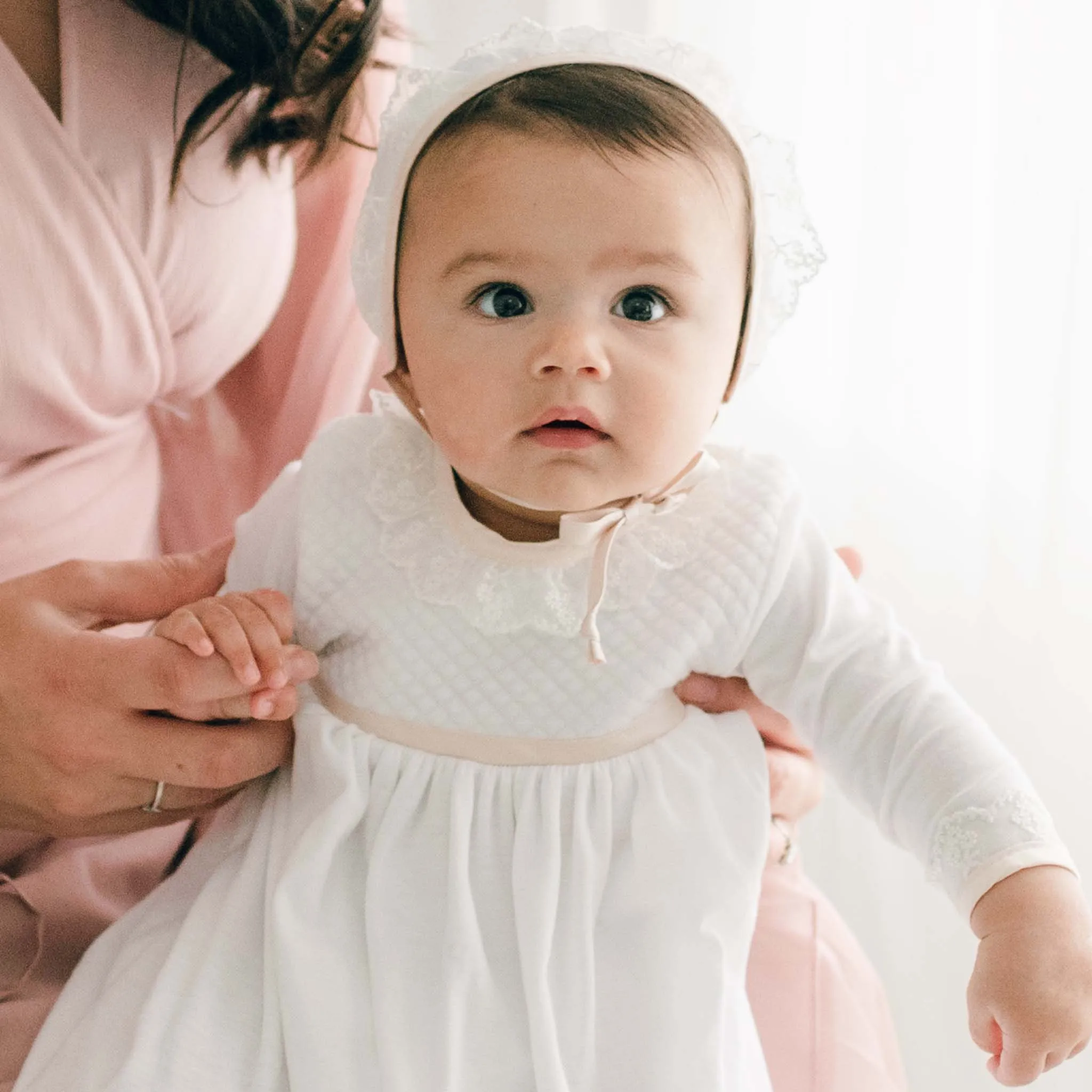 Tessa Quilt Newborn Gown